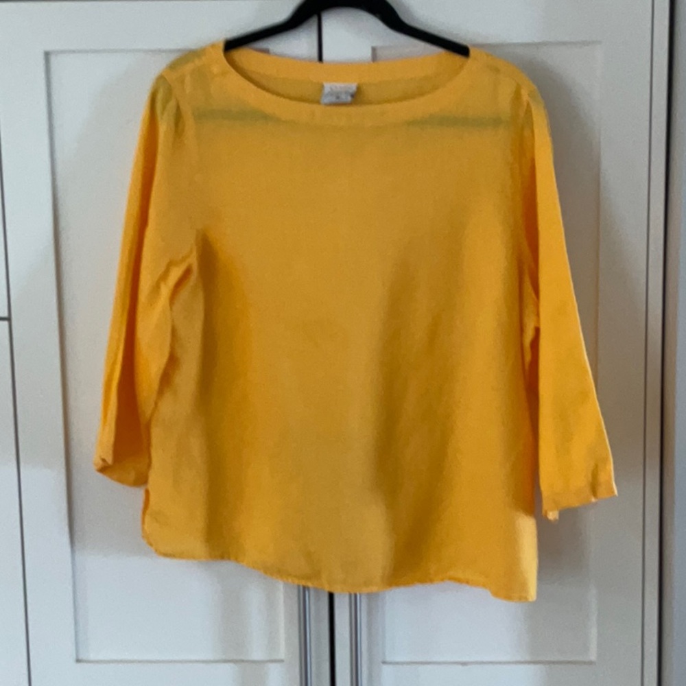 Click by Color Me Cotton Linen Top